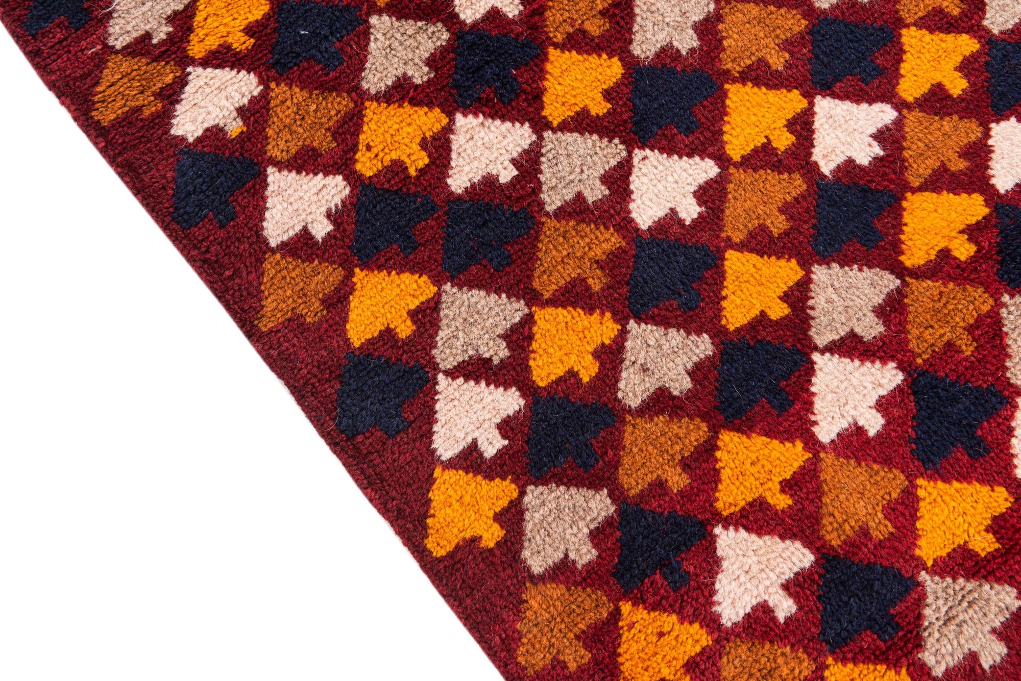 2' 9 x 4' 5 Hand Knotted Balouch Wool Rug