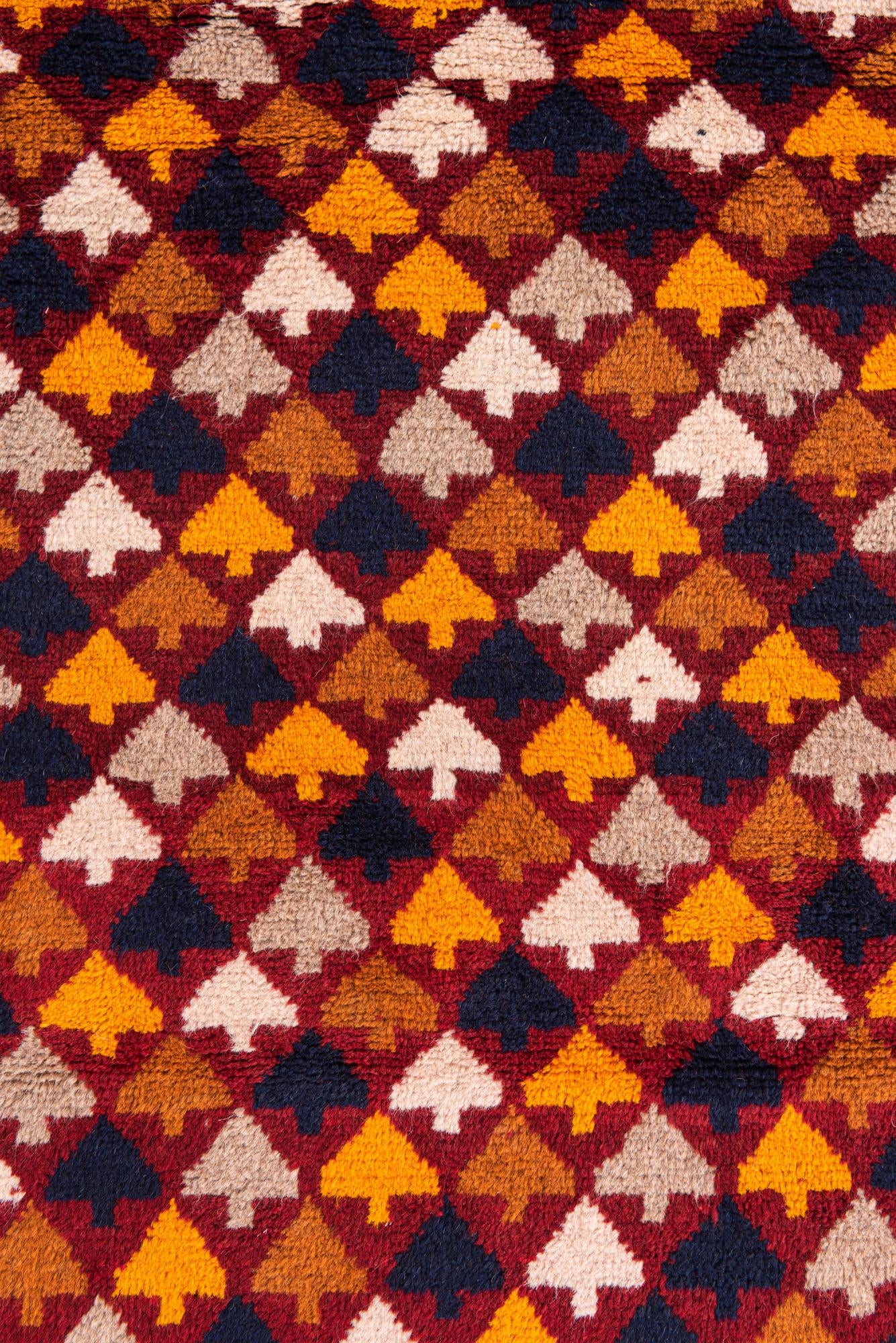 2' 9 x 4' 5 Hand Knotted Balouch Wool Rug