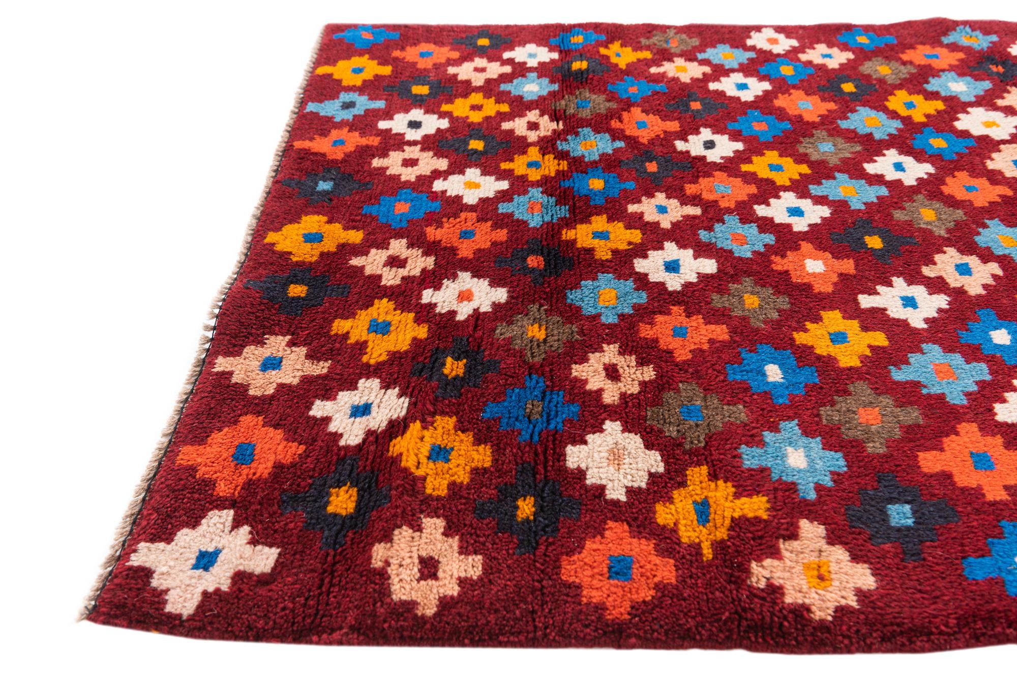 3' x 4' Hand Knotted Balouch Wool Rug