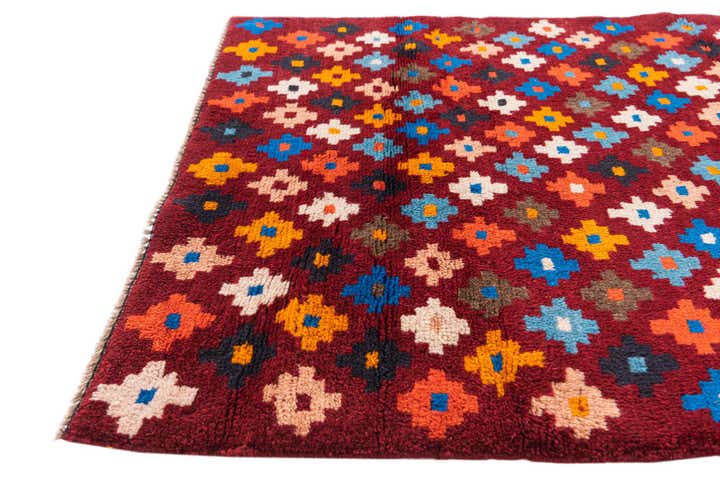 3' x 4' Hand Knotted Balouch Wool Rug