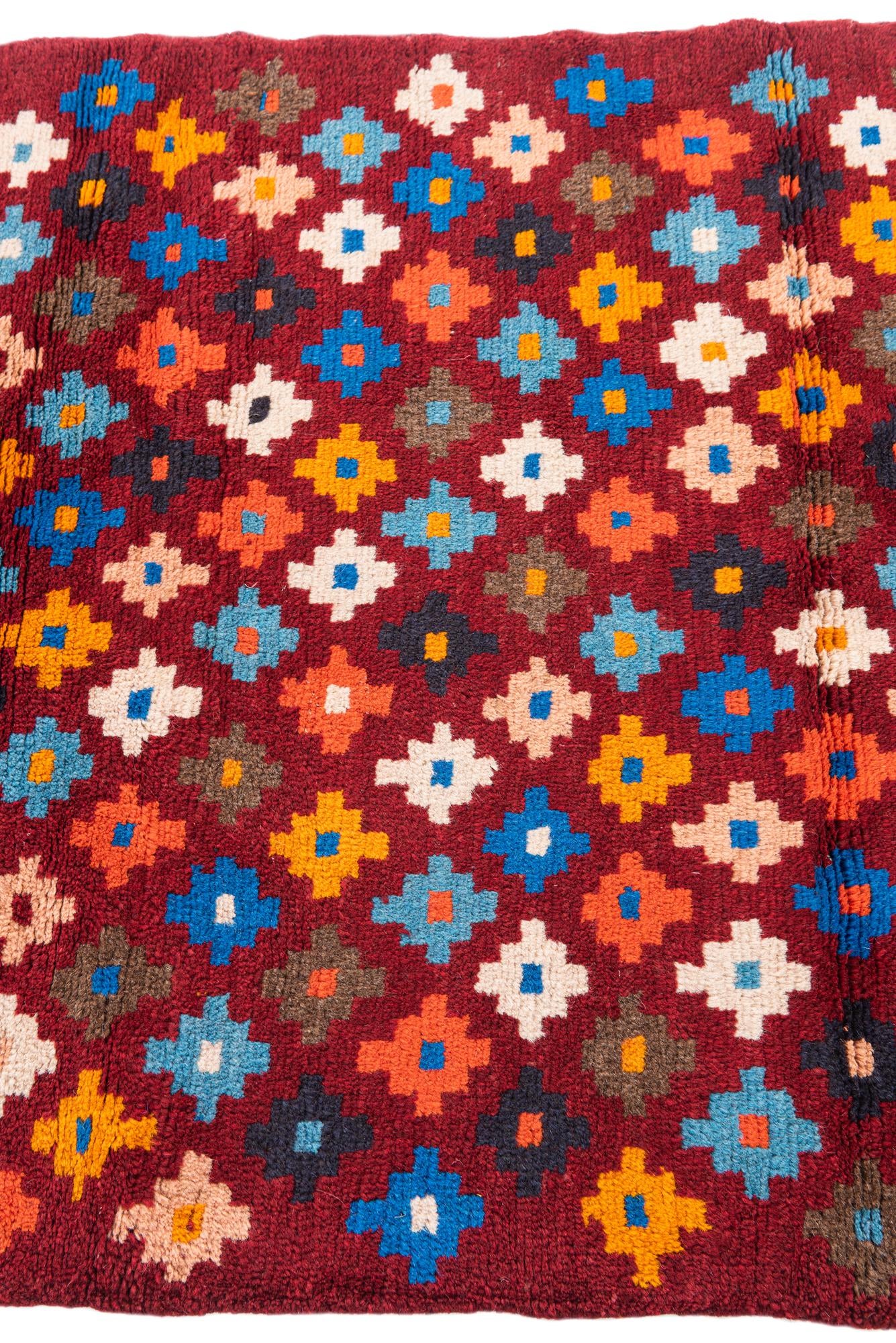 3' x 4' Hand Knotted Balouch Wool Rug