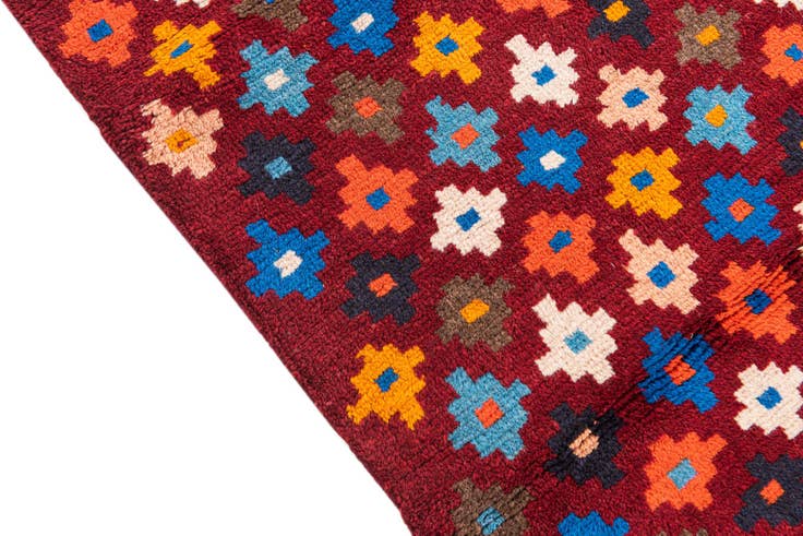 Detail image of 3' x 4' Hand Knotted Balouch Wool Rug