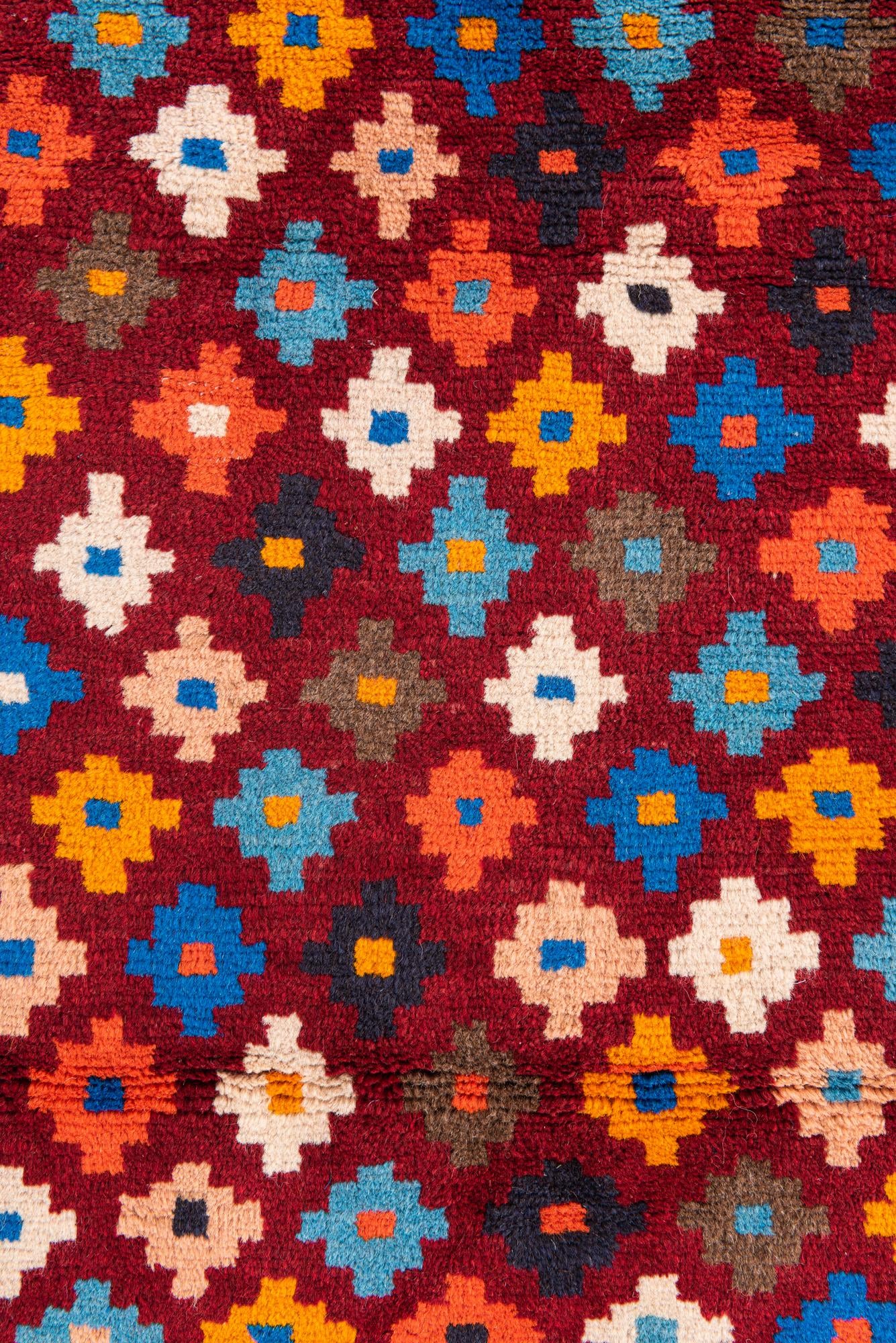 3' x 4' Hand Knotted Balouch Wool Rug