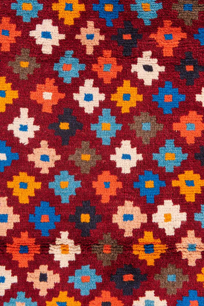 3' x 4' Hand Knotted Balouch Wool Rug