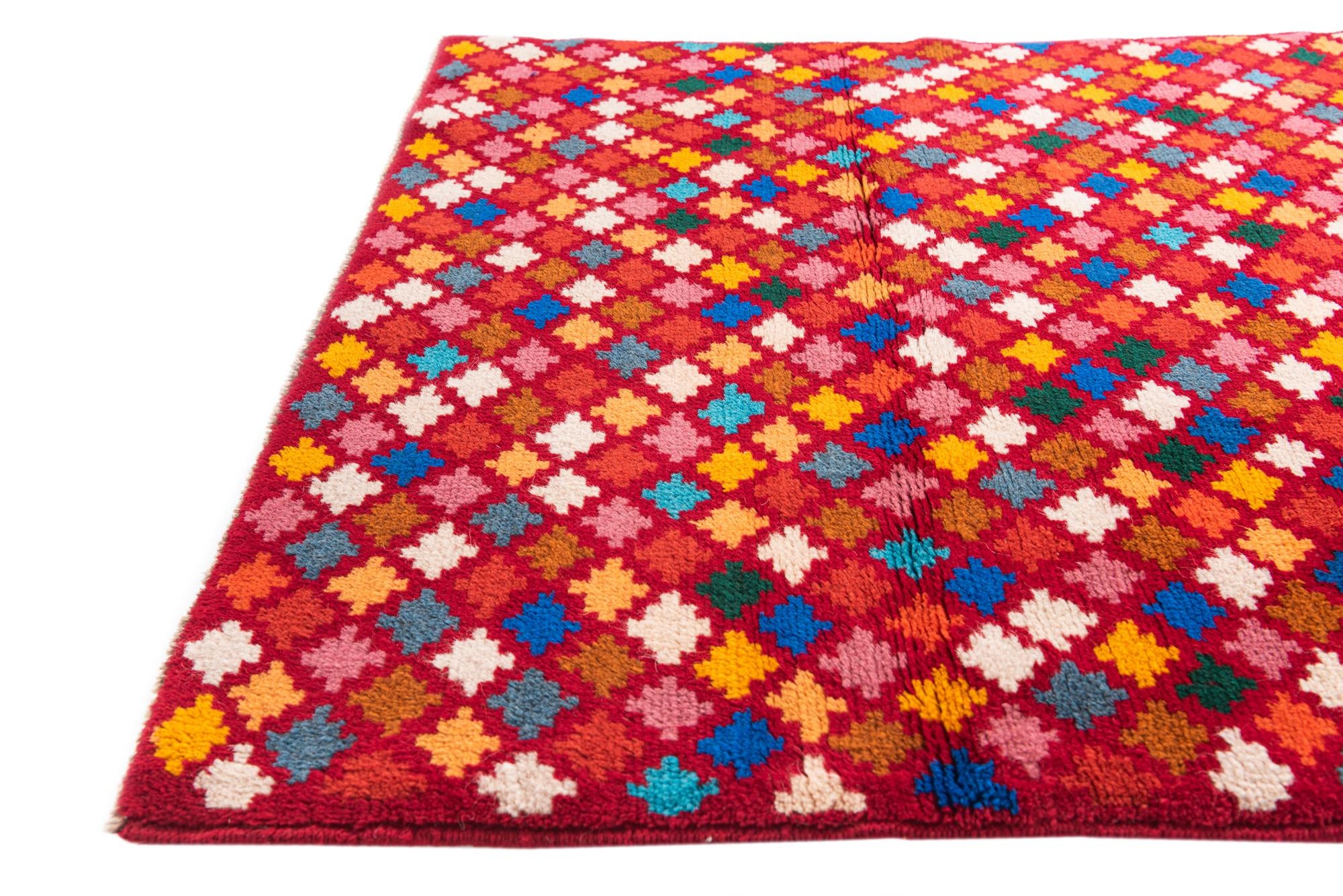 3' x 4' 7 Hand Knotted Balouch Wool Rug