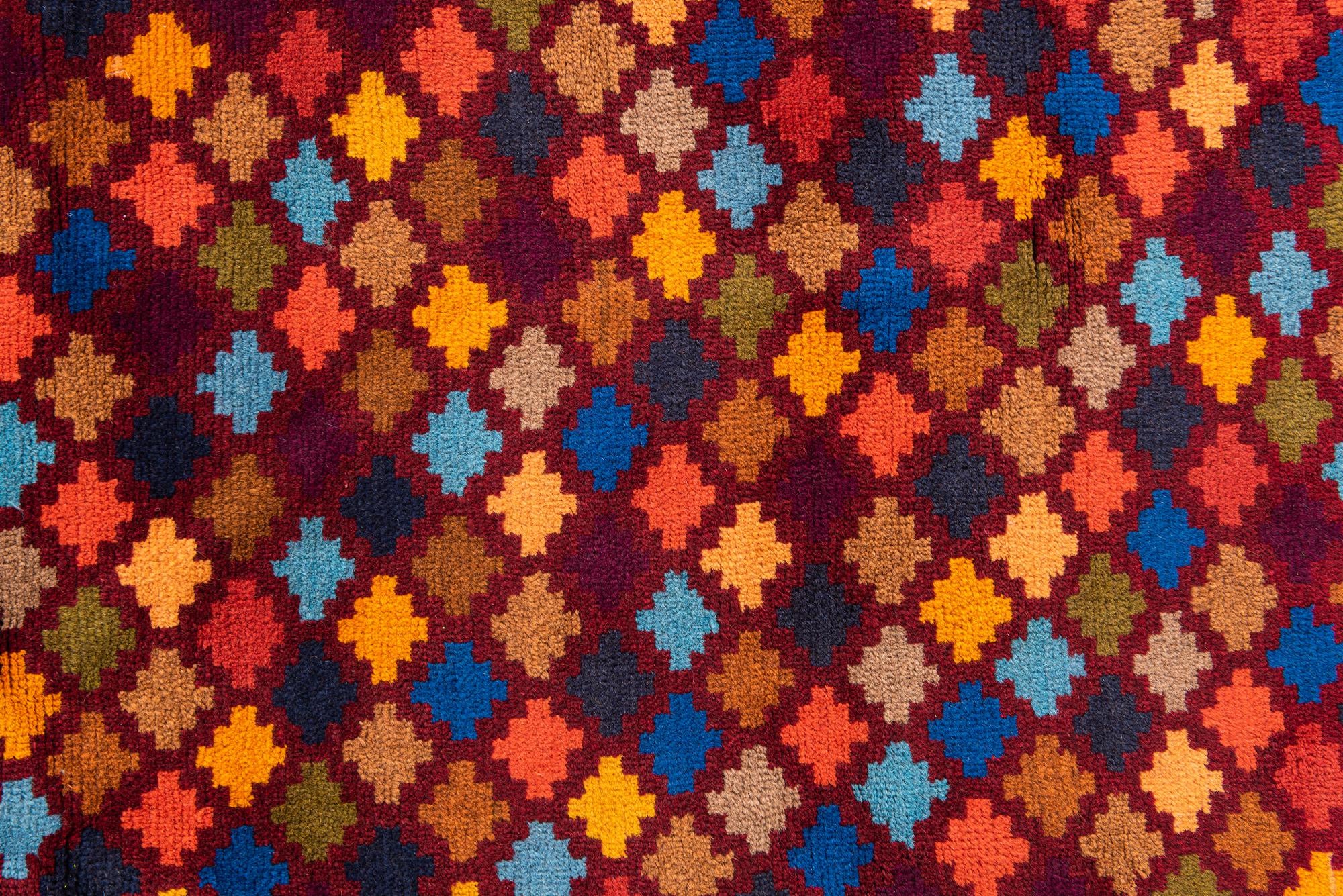 3' x 4' 6 Hand Knotted Balouch Wool Rug