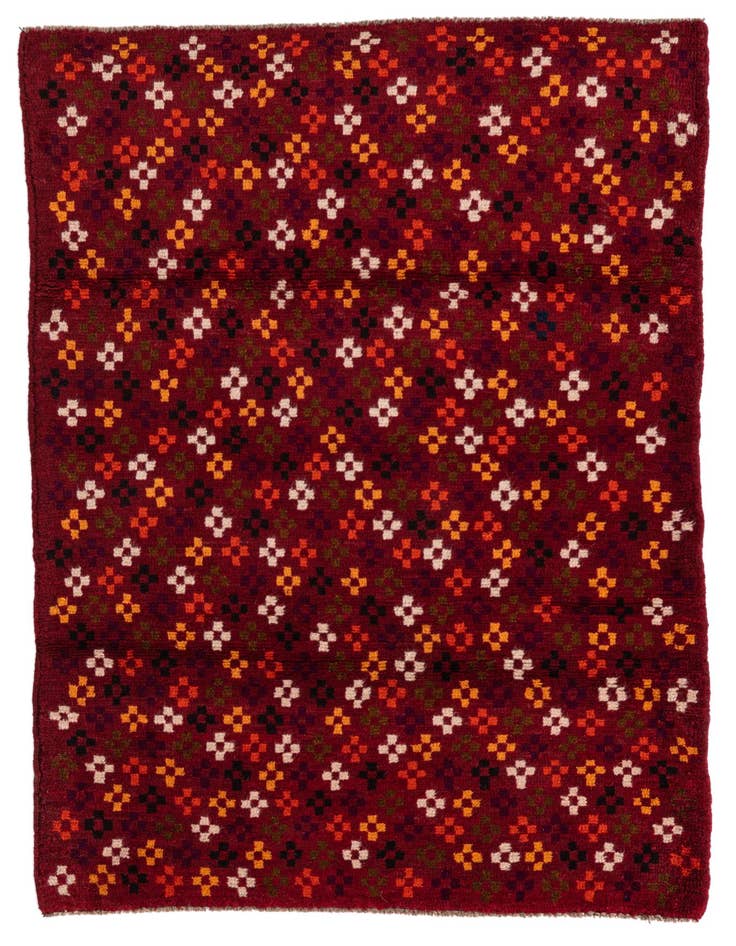 Detail image of 3' x 4' 6 Hand Knotted Balouch Wool Rug