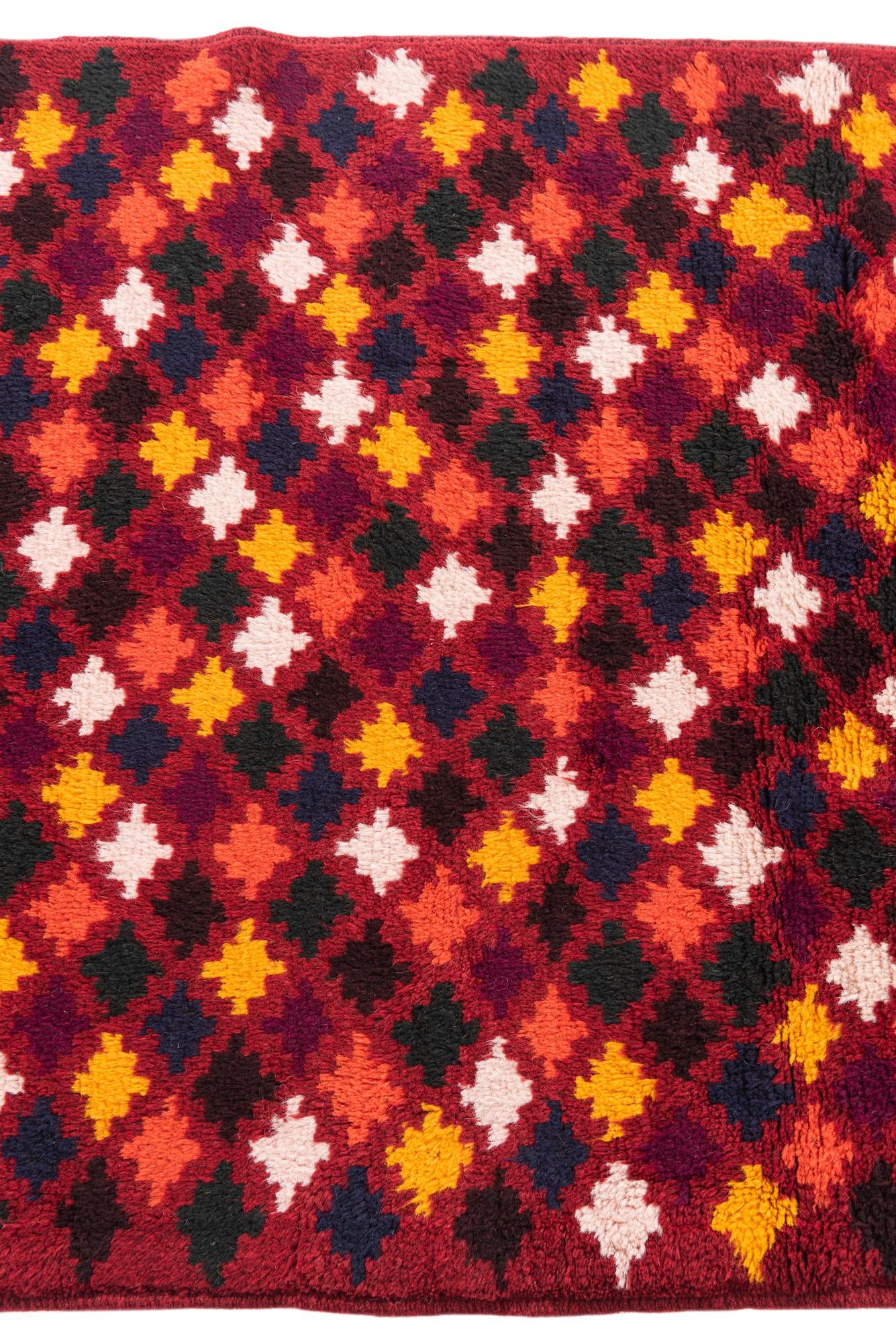 3' 1 x 4' 4 Hand Knotted Balouch Wool Rug