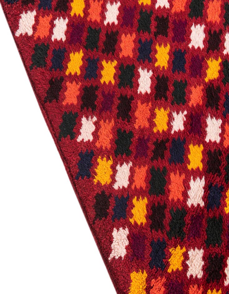 Detail image of 3' 1 x 4' 4  Hand Knotted Balouch Wool Rug