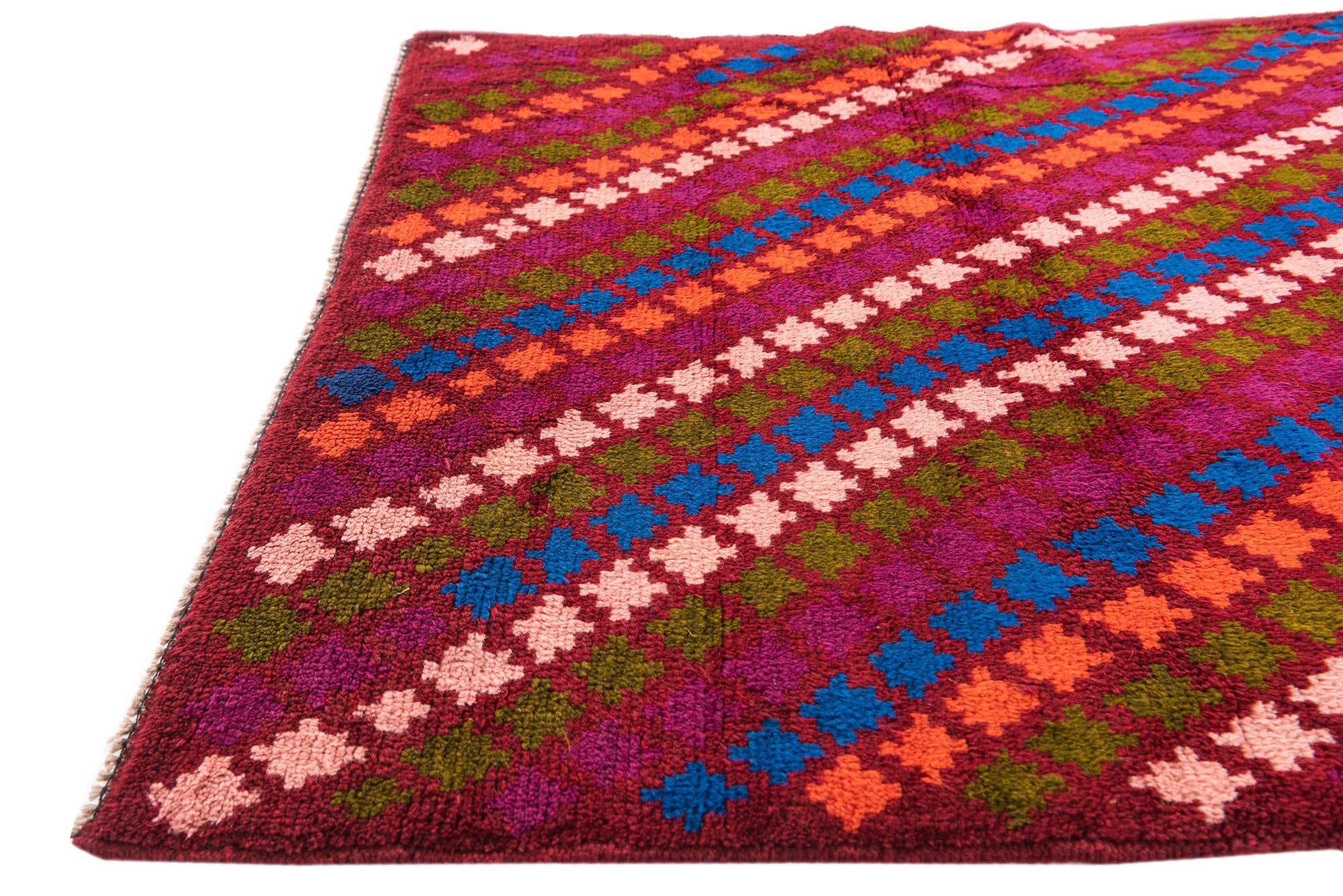 3' 1 x 4' 10 Hand Knotted Balouch Wool Rug