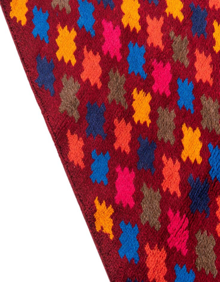 Detail image of 2' 9 x 4' 7  Hand Knotted Balouch Wool Rug