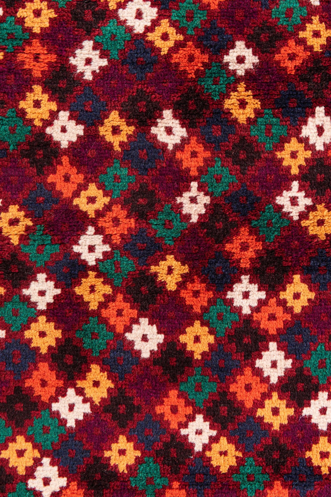 2' 10 x 4' 7 Hand Knotted Balouch Wool Rug