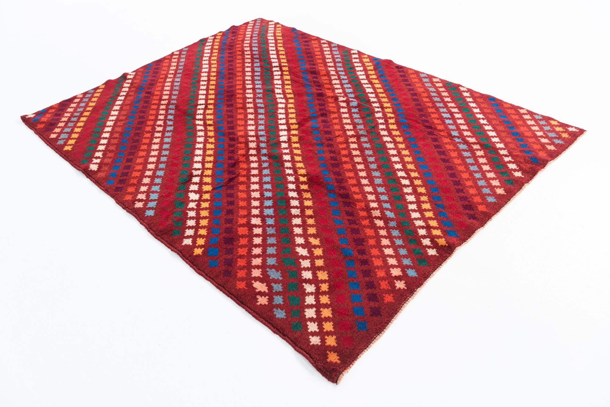 5' 3 x 6' 9 Hand Knotted Balouch Wool Rug