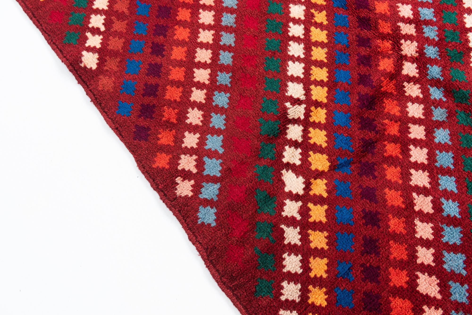 5' 3 x 6' 9 Hand Knotted Balouch Wool Rug