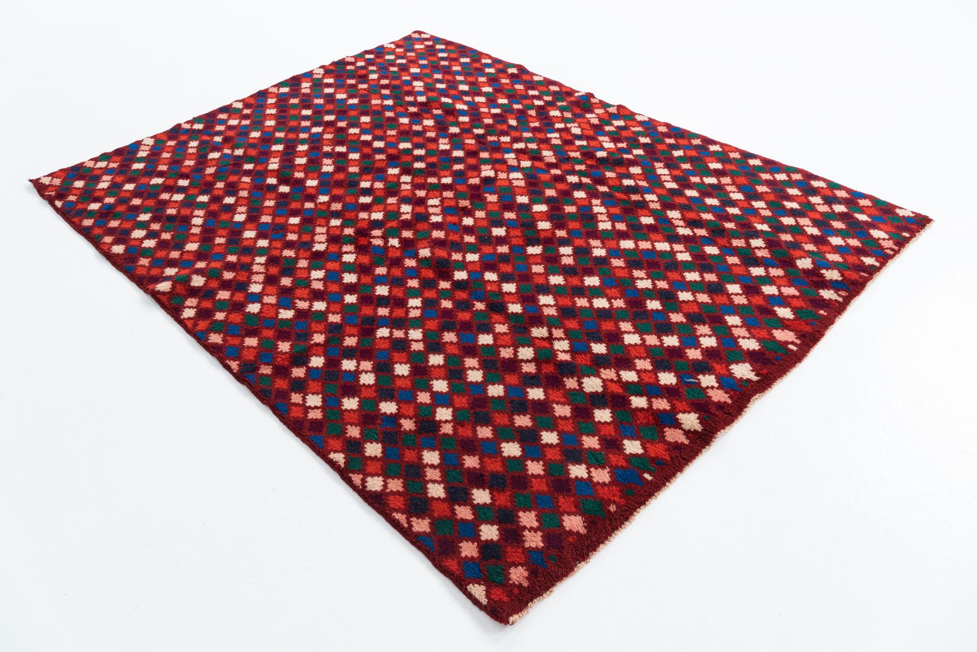 5' 2 x 6' 10 Hand Knotted Balouch Wool Rug