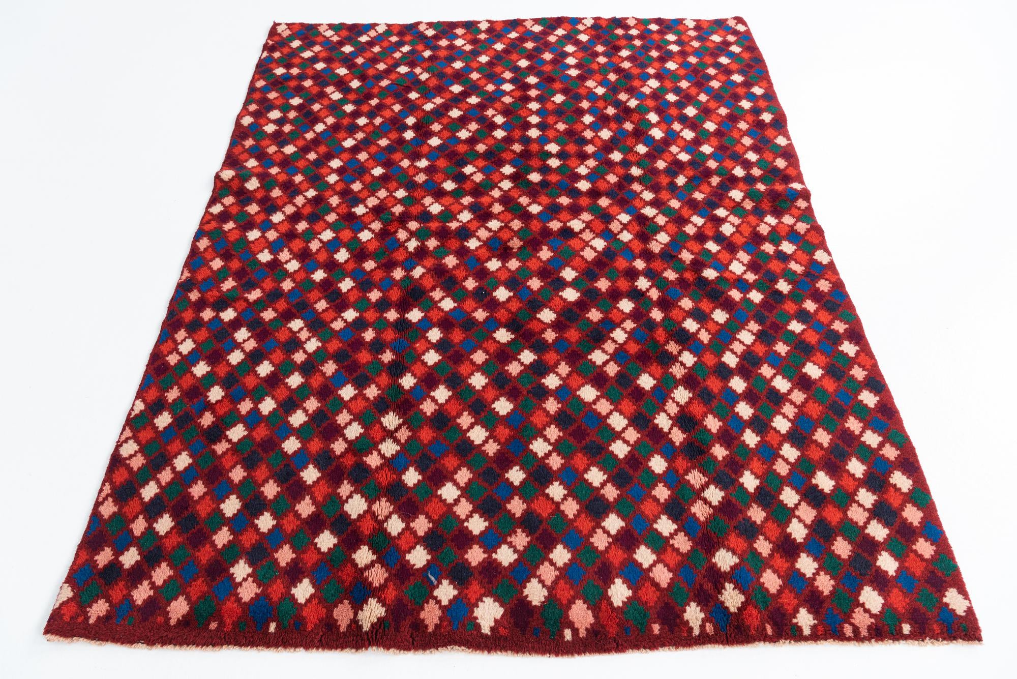 5' 2 x 6' 10 Hand Knotted Balouch Wool Rug