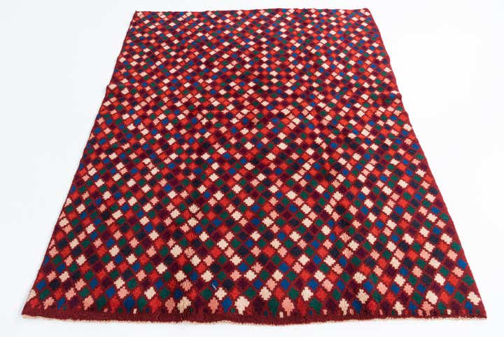 5' 2 x 6' 10 Hand Knotted Balouch Wool Rug
