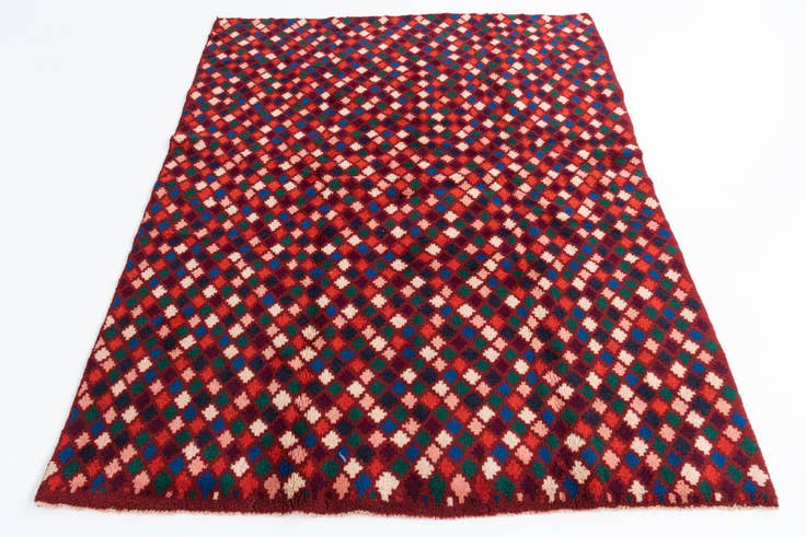 Detail image of 5' 2 x 6' 10 Hand Knotted Balouch Wool Rug