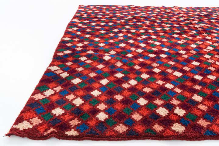 5' 2 x 6' 10 Hand Knotted Balouch Wool Rug