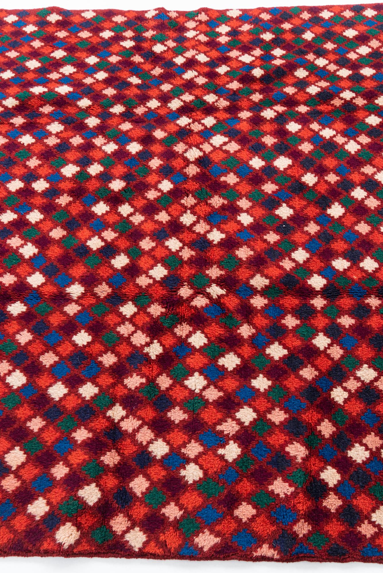 5' 2 x 6' 10 Hand Knotted Balouch Wool Rug