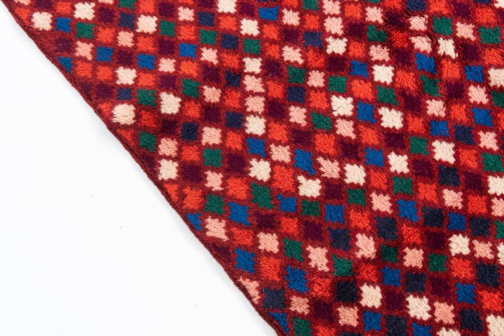 Detail image of 5' 2 x 6' 10 Hand Knotted Balouch Wool Rug