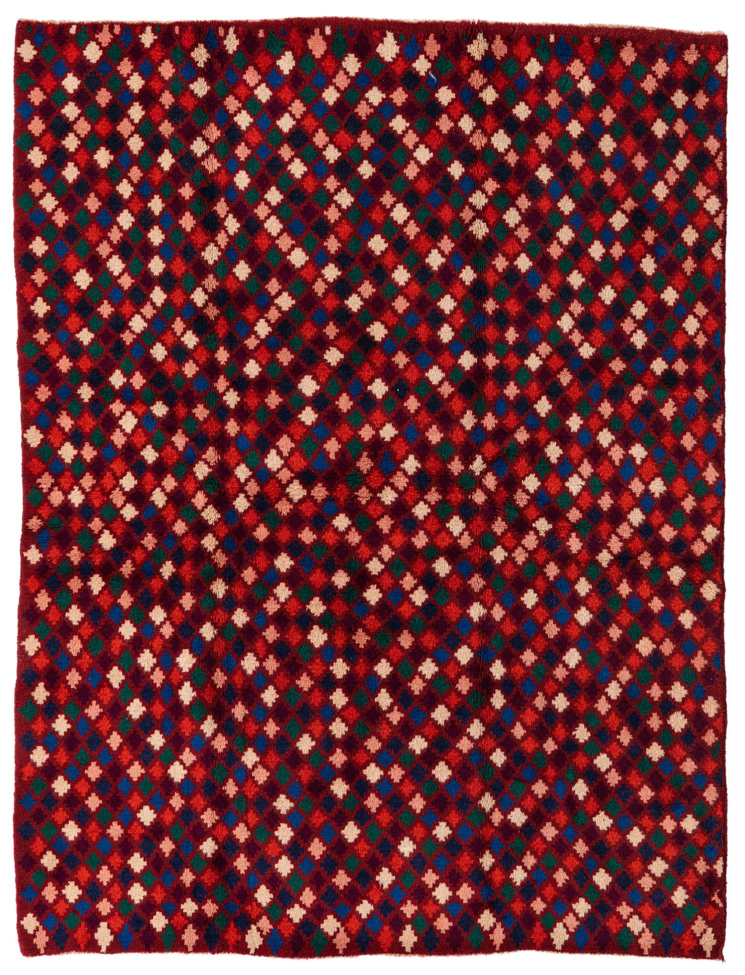 5' 2 x 6' 10 Hand Knotted Balouch Wool Rug