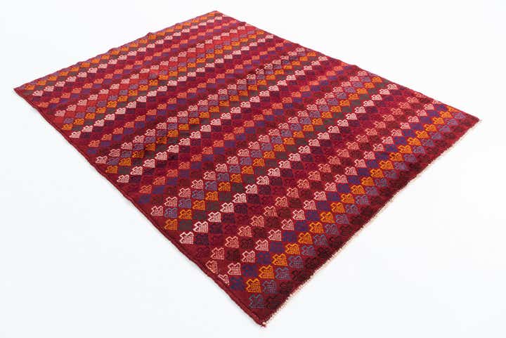 5' x 6' 8 Hand Knotted Balouch Wool Rug