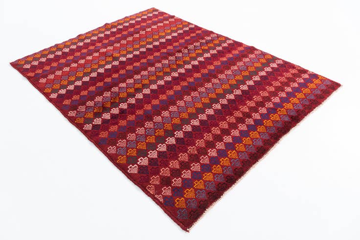 Detail image of 5' x 6' 8 Hand Knotted Balouch Wool Rug