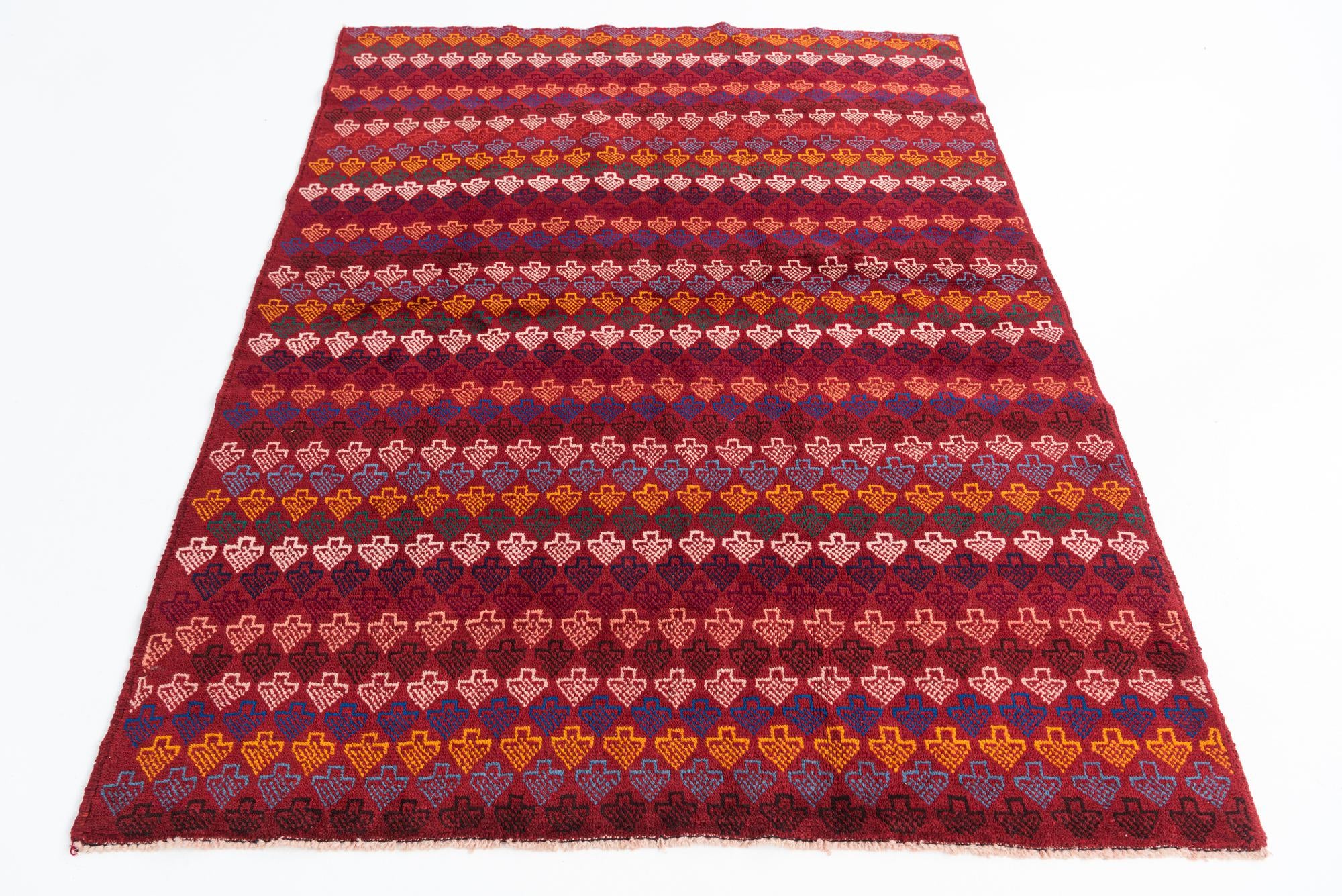 5' x 6' 8 Hand Knotted Balouch Wool Rug