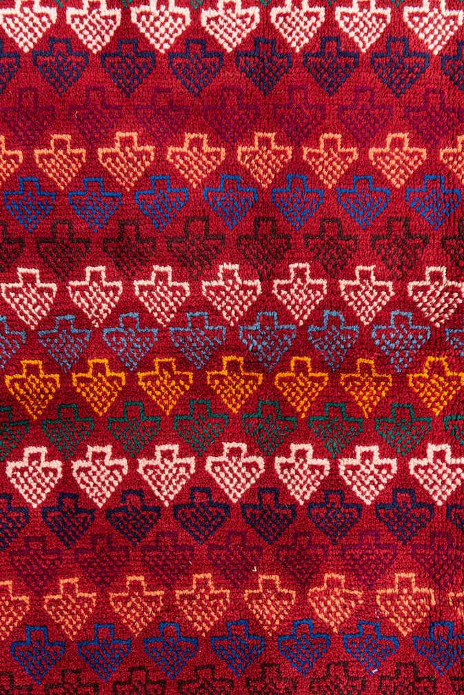 5' x 6' 8 Hand Knotted Balouch Wool Rug