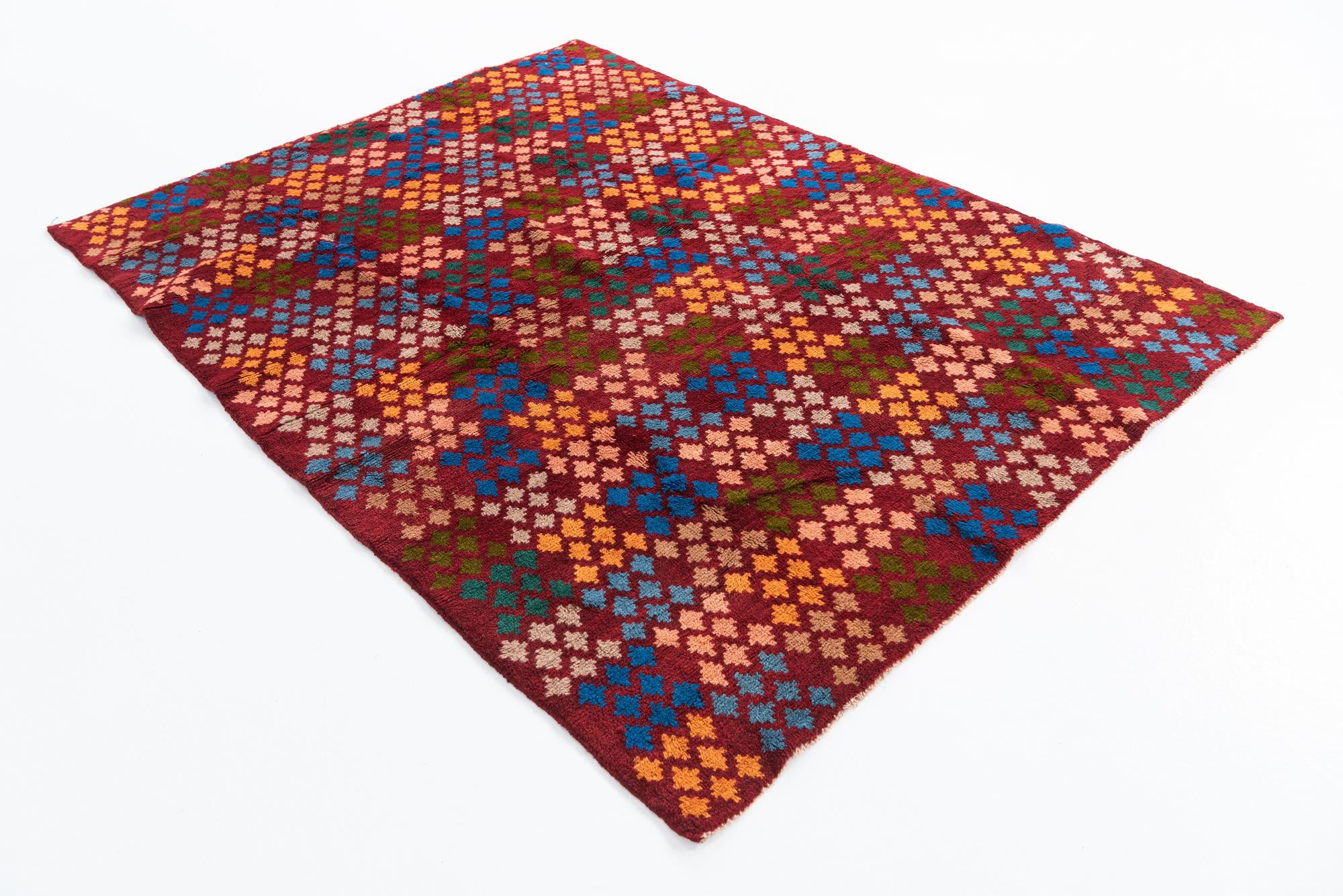 5' x 6' 6 Hand Knotted Balouch Wool Rug