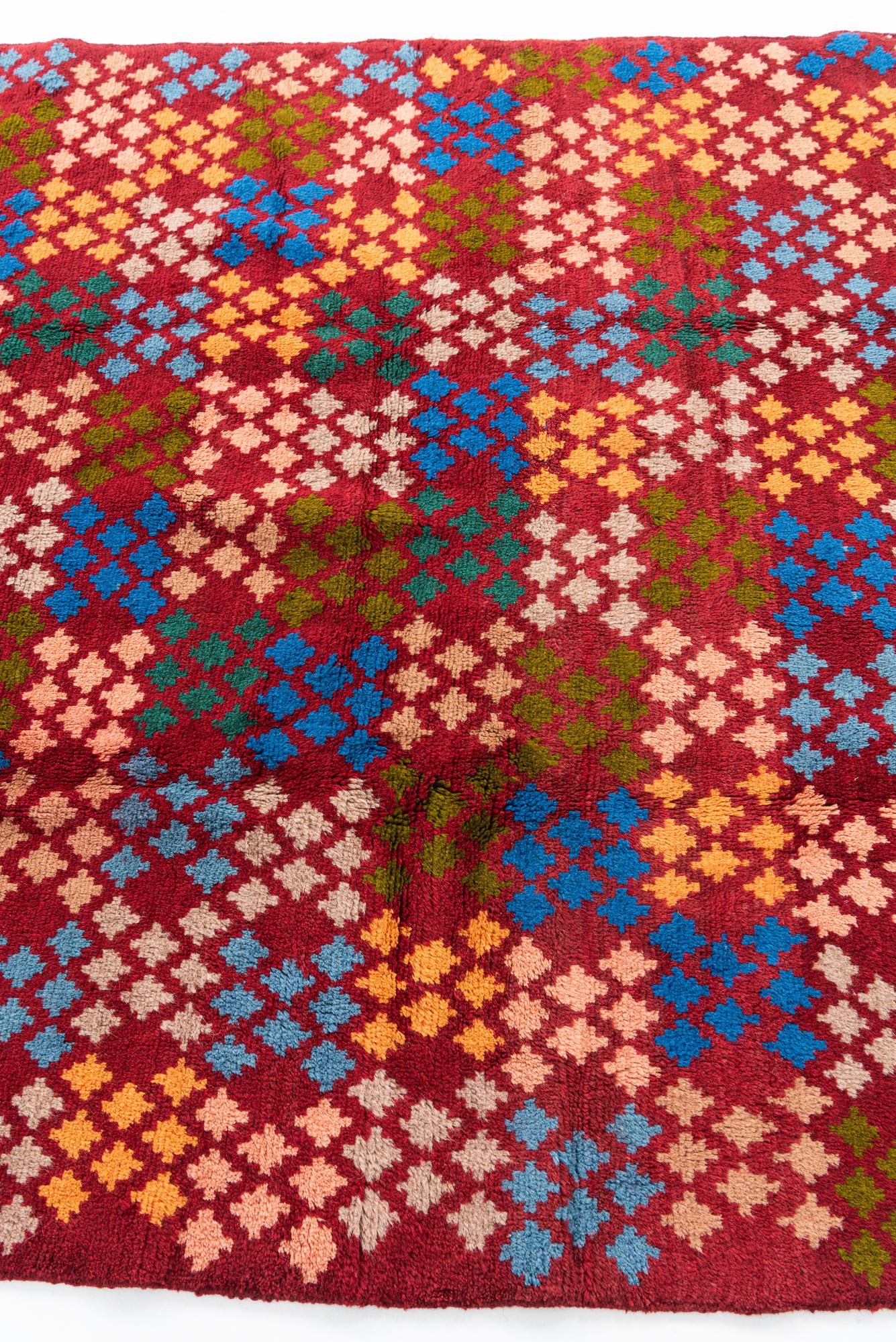 5' x 6' 6 Hand Knotted Balouch Wool Rug