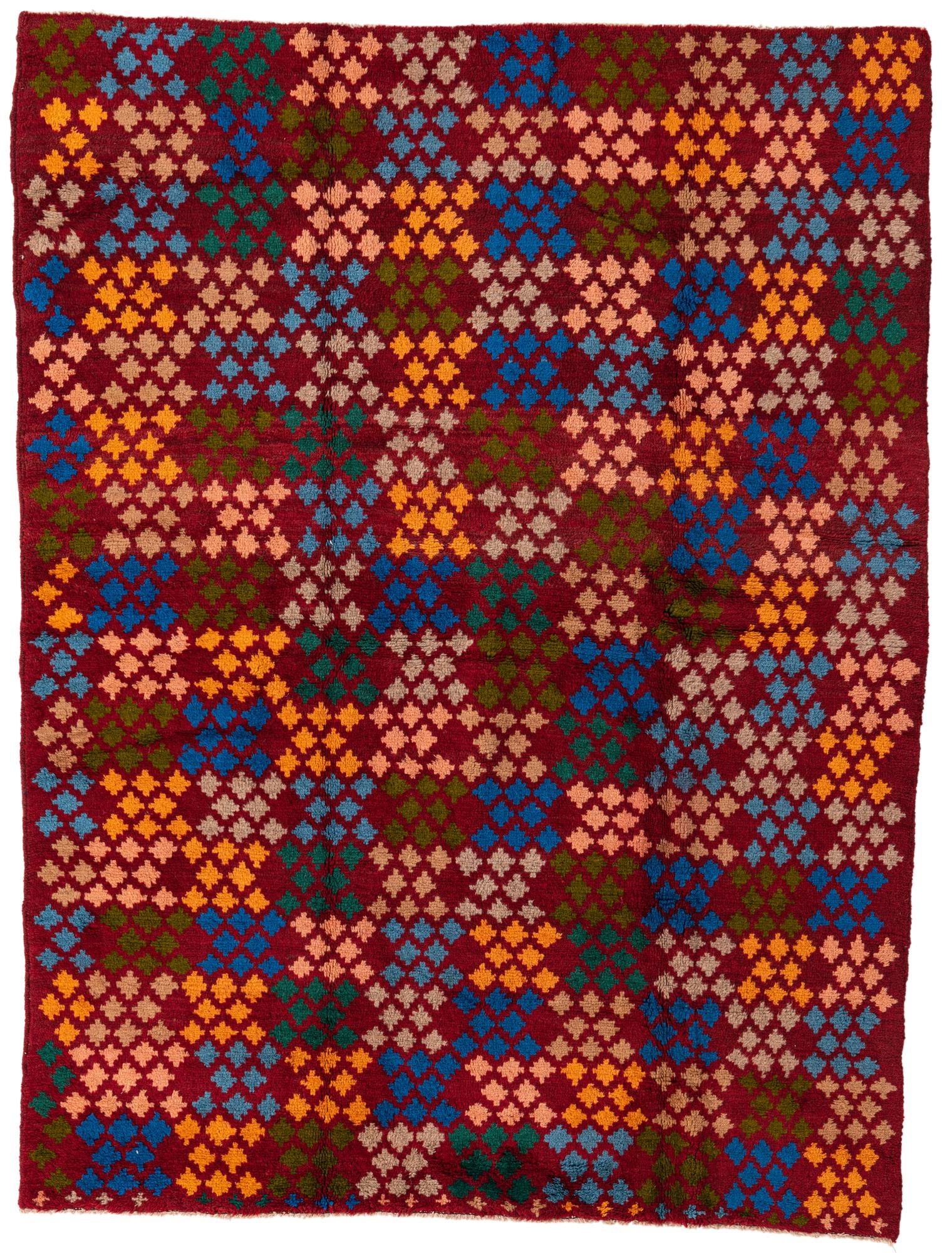 5' x 6' 6 Hand Knotted Balouch Wool Rug