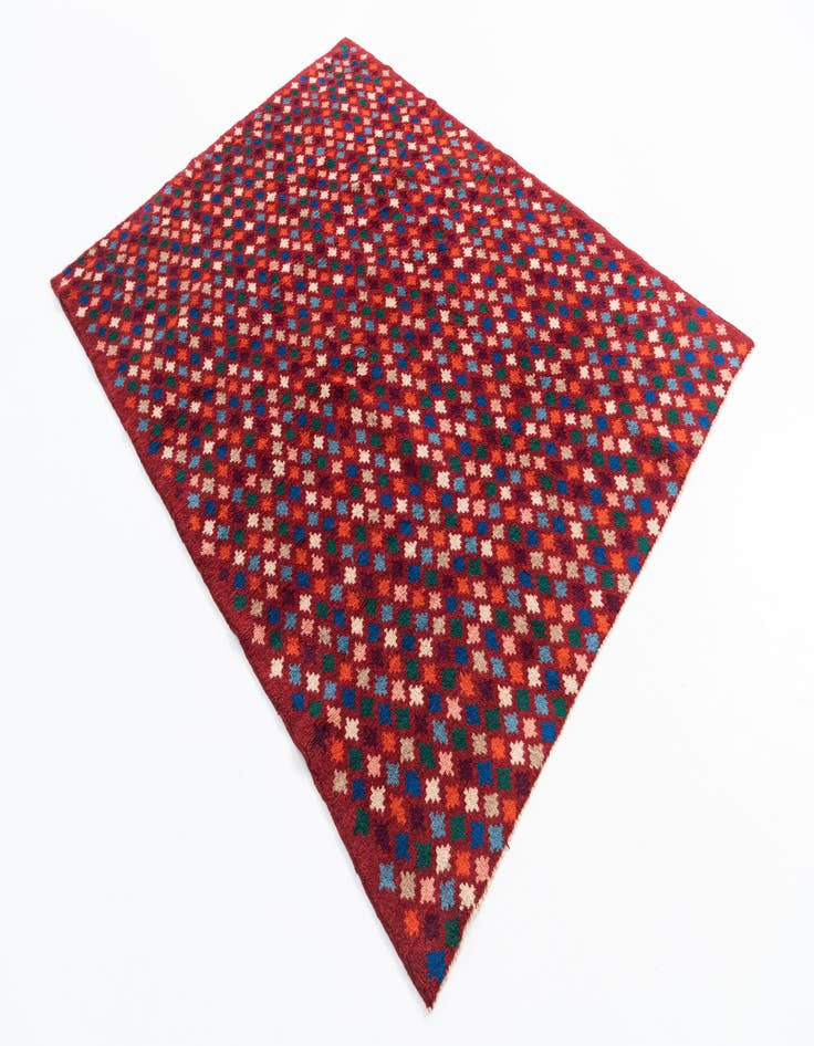 Detail image of 5' x 6' 7  Hand Knotted Balouch Wool Rug