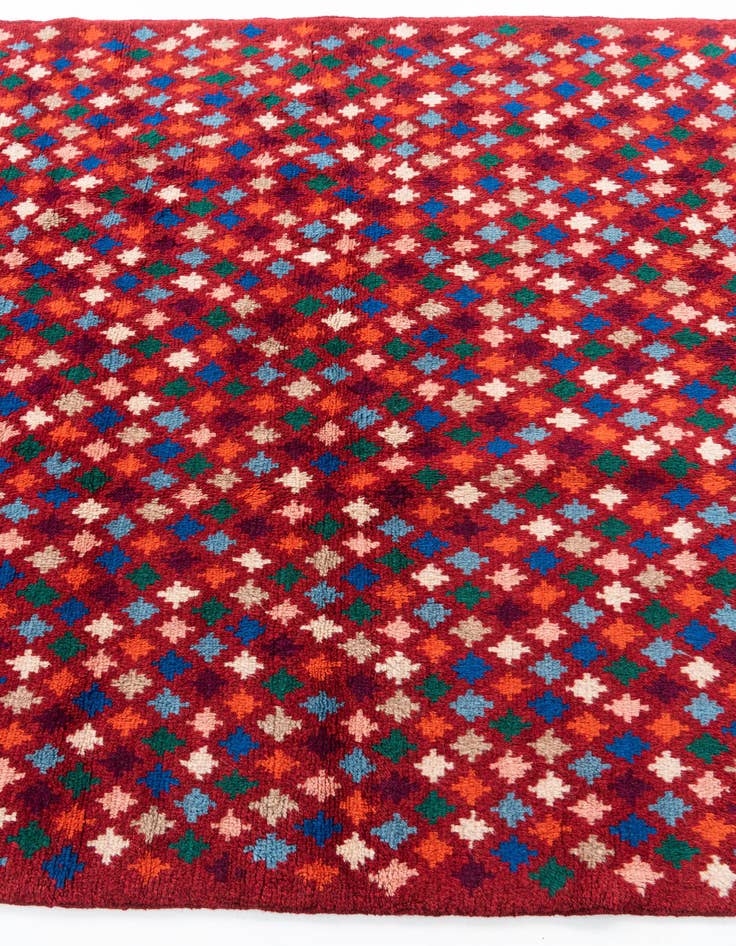 Detail image of 5' x 6' 7  Hand Knotted Balouch Wool Rug