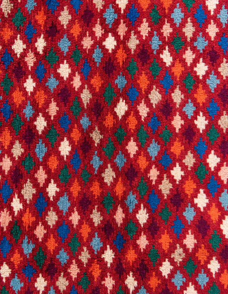 Detail image of 5' x 6' 7  Hand Knotted Balouch Wool Rug