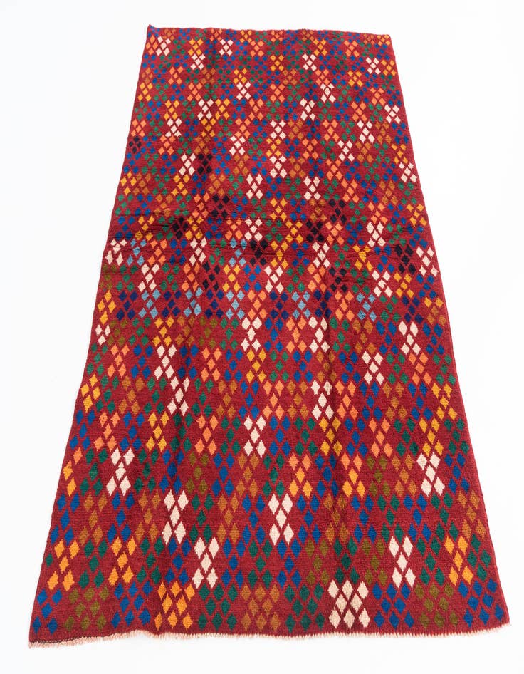 Detail image of 5' 1 x 6' 7 Hand Knotted Balouch Wool Rug