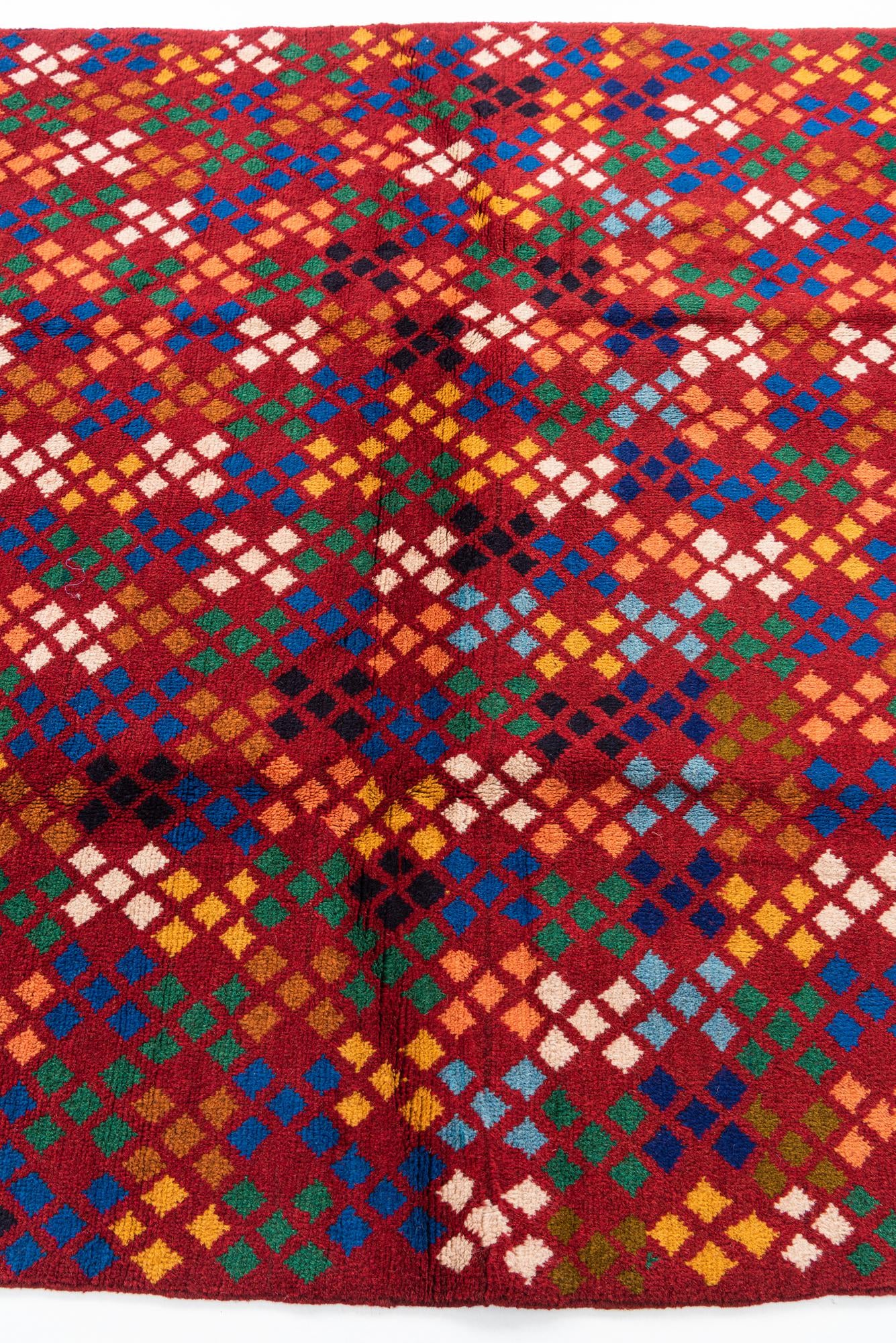 5' 1 x 6' 7 Hand Knotted Balouch Wool Rug