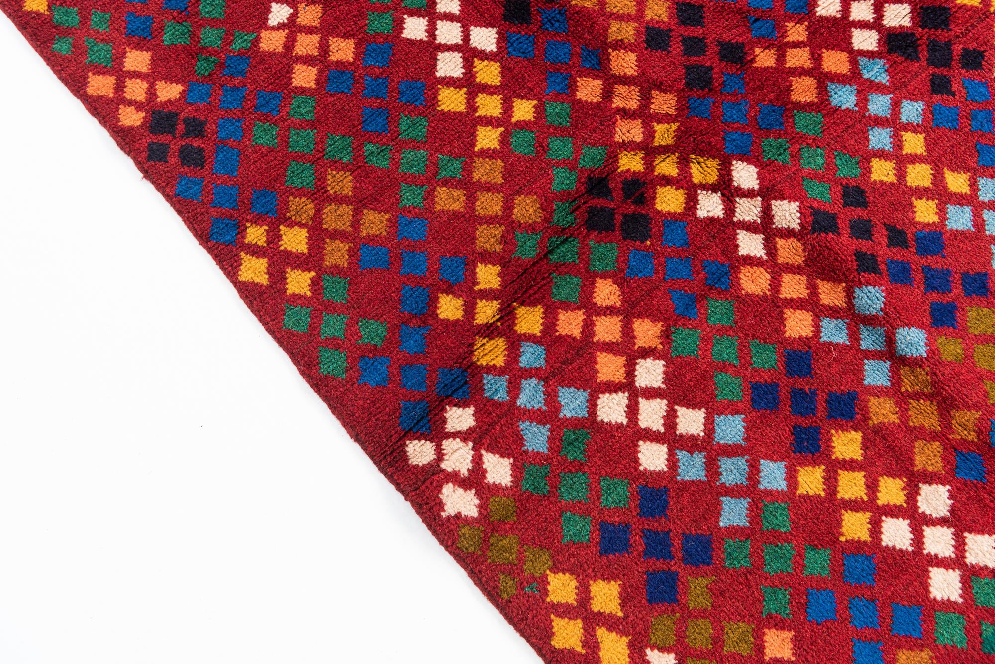 5' 1 x 6' 7 Hand Knotted Balouch Wool Rug