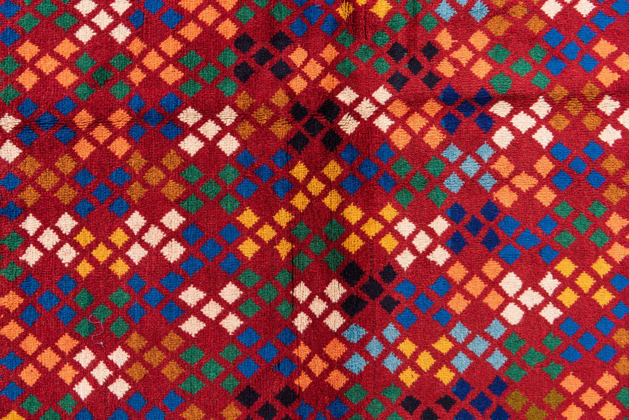 5' 1 x 6' 7 Hand Knotted Balouch Wool Rug