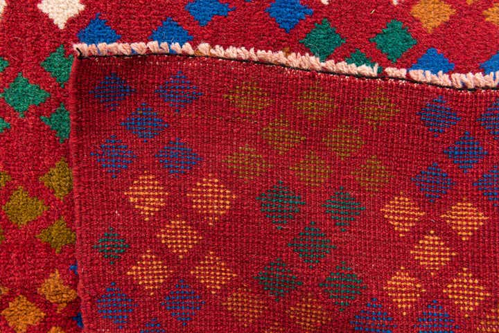 5' 1 x 6' 7 Hand Knotted Balouch Wool Rug