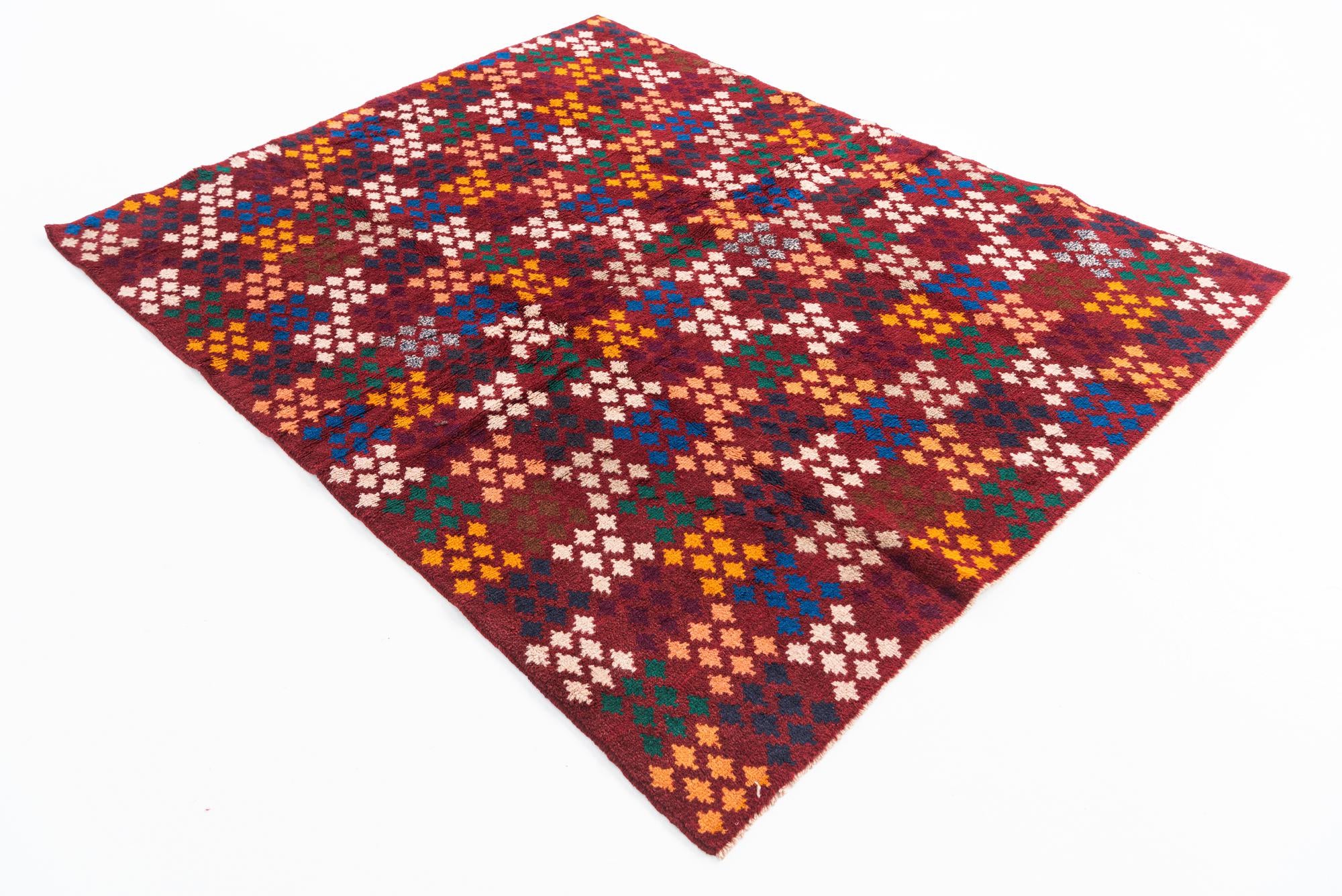 5' x 6' 6 Hand Knotted Balouch Wool Rug