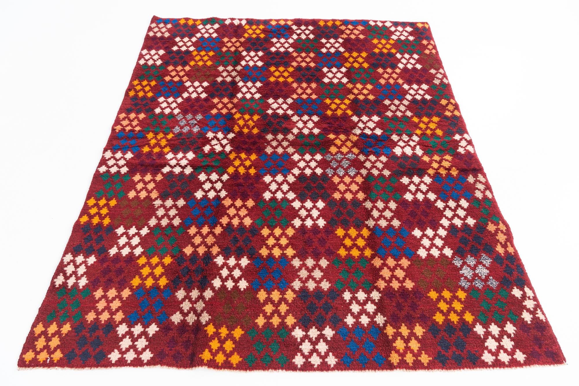 5' x 6' 6 Hand Knotted Balouch Wool Rug