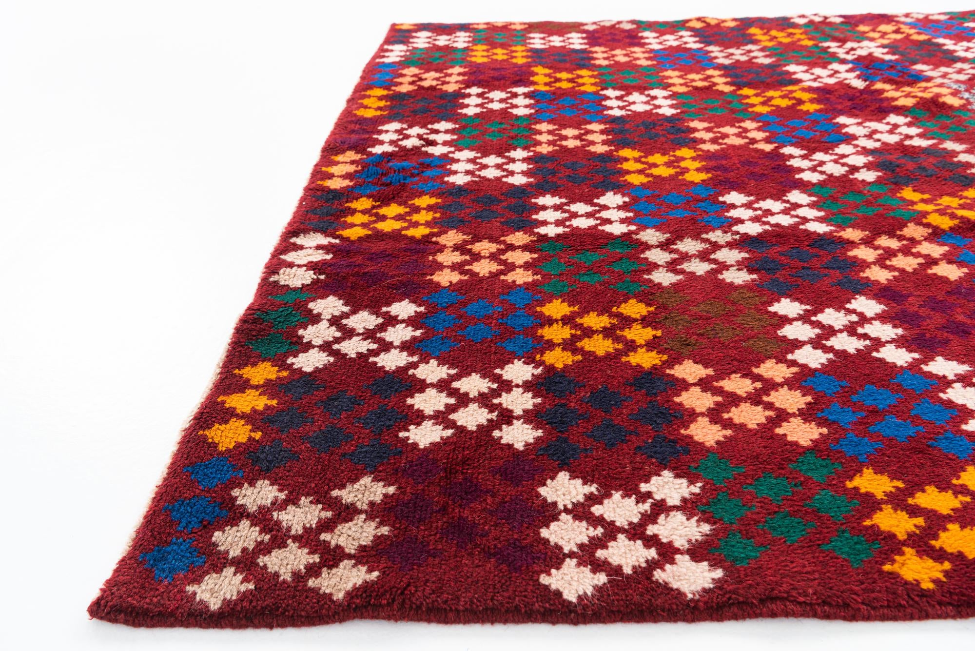 5' x 6' 6 Hand Knotted Balouch Wool Rug
