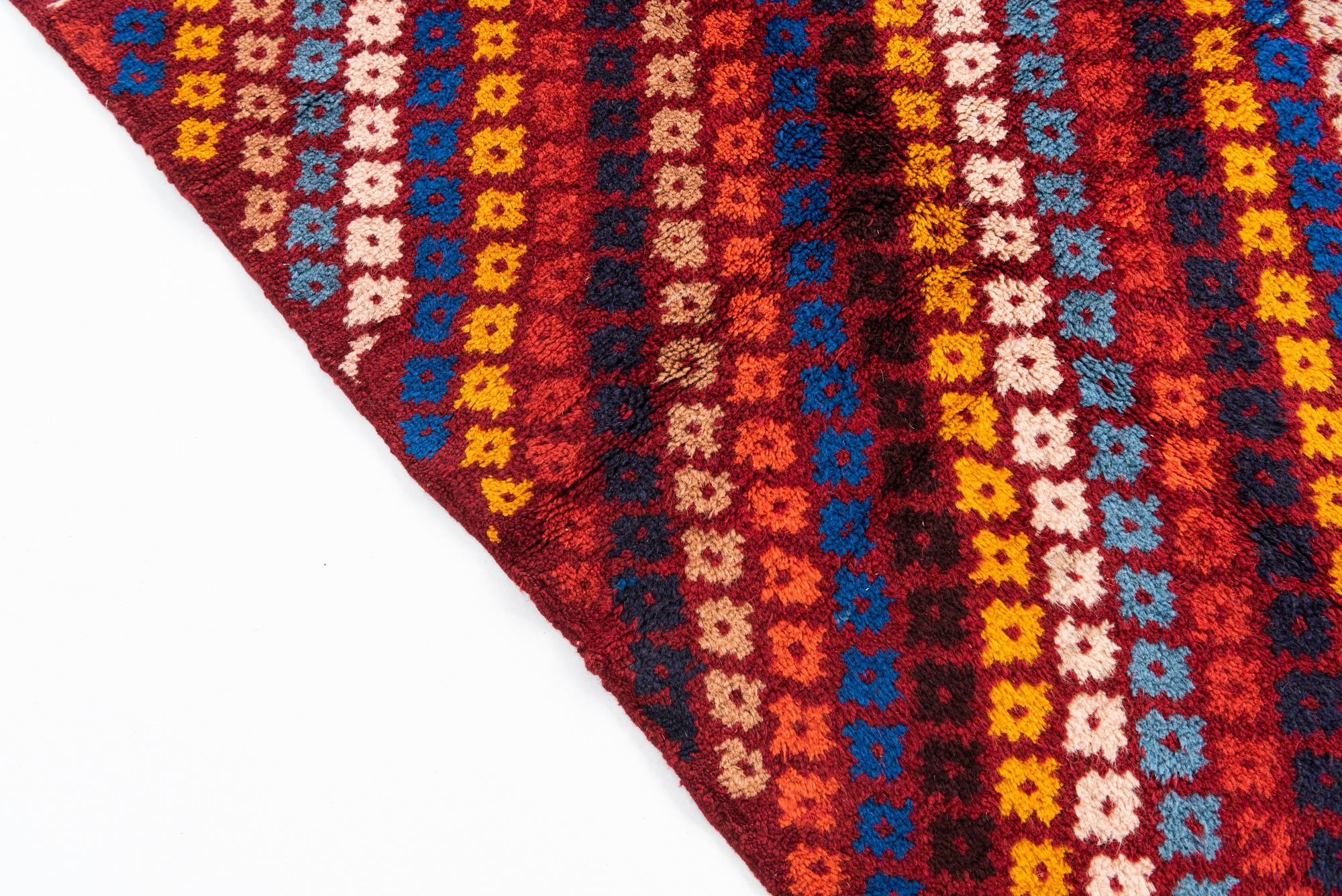 5' 1 x 6' 5 Hand Knotted Balouch Wool Rug