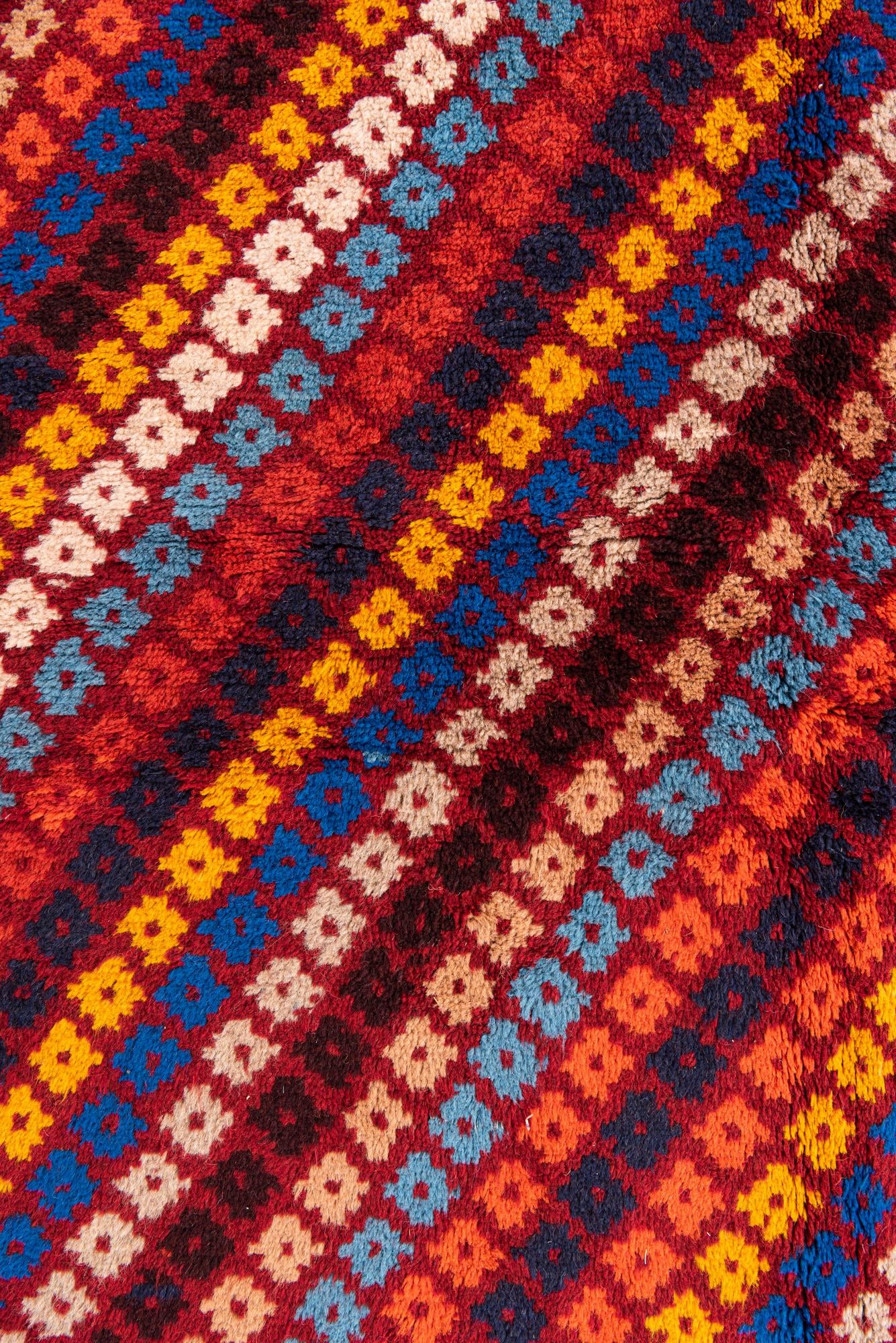 5' 1 x 6' 5 Hand Knotted Balouch Wool Rug