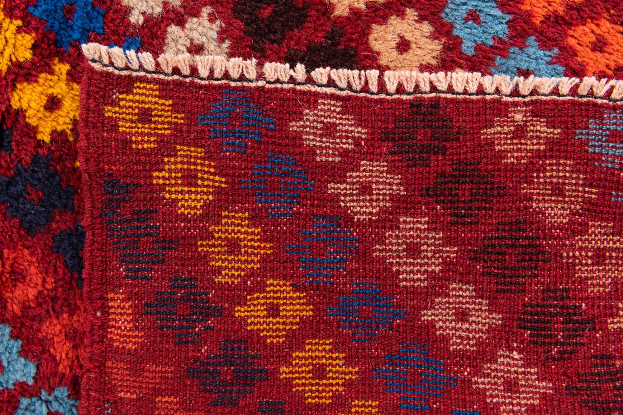 5' 1 x 6' 5 Hand Knotted Balouch Wool Rug