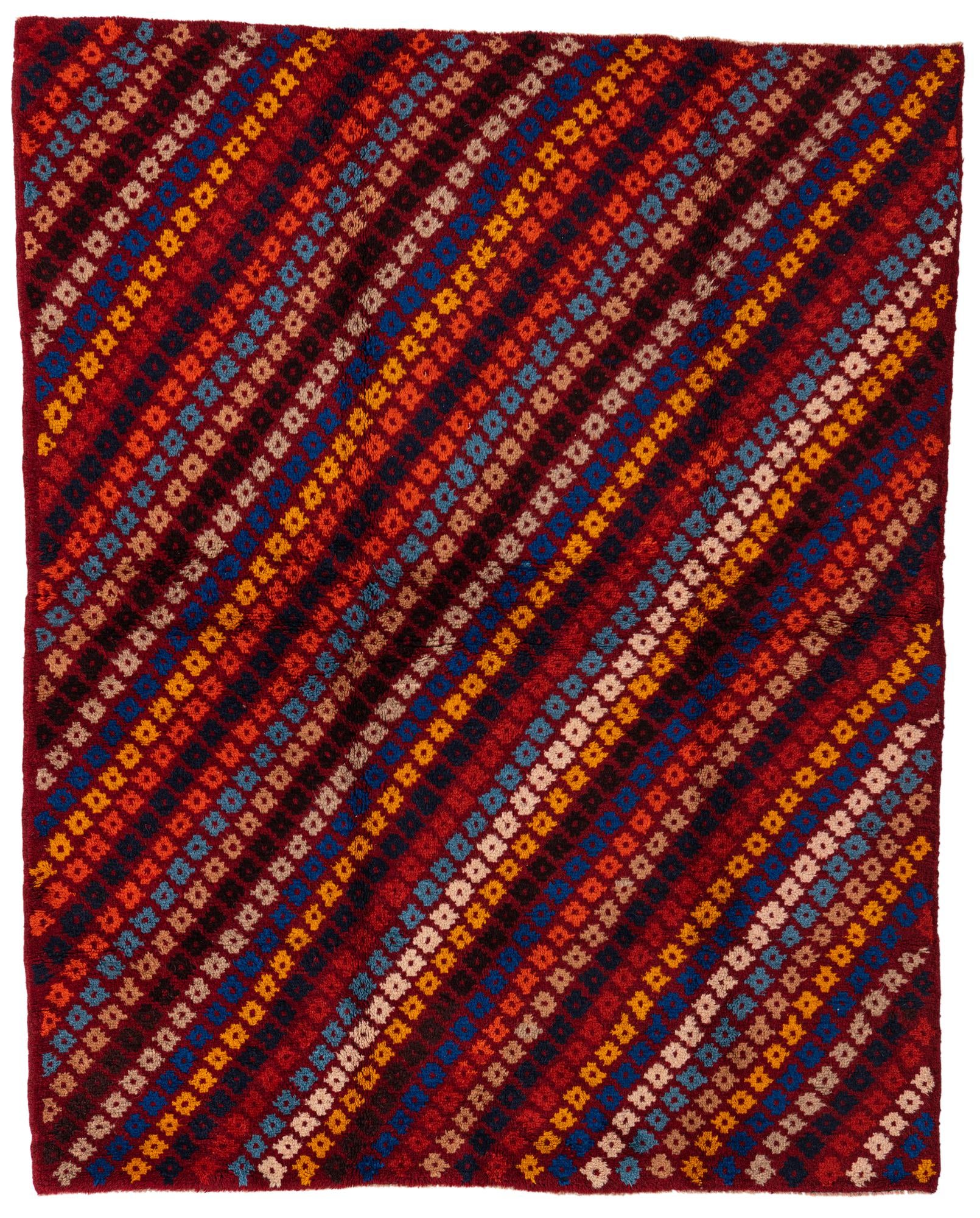 5' 1 x 6' 5 Hand Knotted Balouch Wool Rug