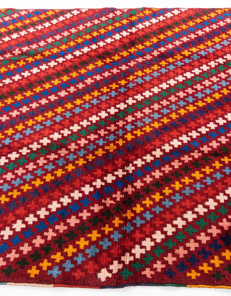 Detail image of 5' 1 x 6' 7  Hand Knotted Balouch Wool Rug