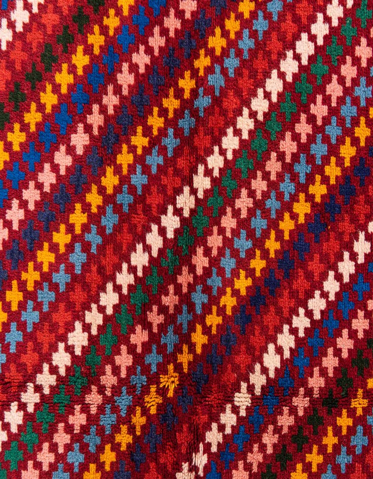 Detail image of 5' 1 x 6' 7  Hand Knotted Balouch Wool Rug